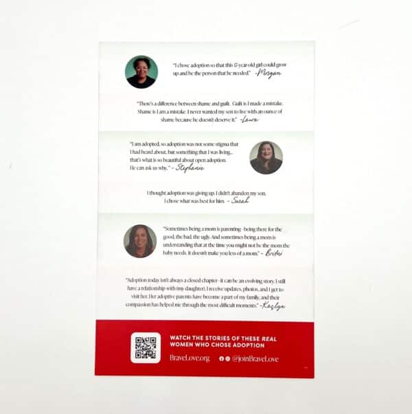 Birth Mom Testimonial Flyer - Image 2